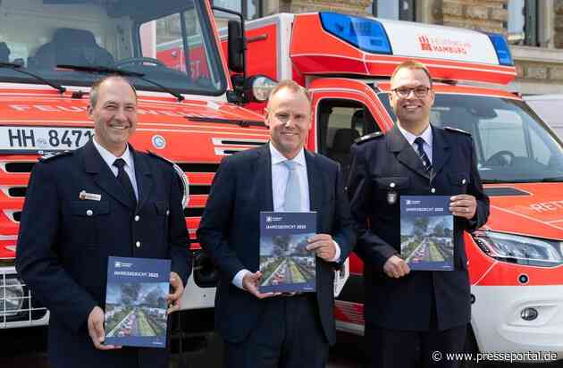 FW-HH: Jahresbericht der Feuerwehr Hamburg 2025: Mehr Einsätze im Brandschutz - Investitionen in Technik und Infrastruktur stärken die Feuerwehr für die Zukunft