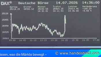 Dax aktuell: Dax nach US-Preisdaten wieder oberhalb der 25.000 Punkte
