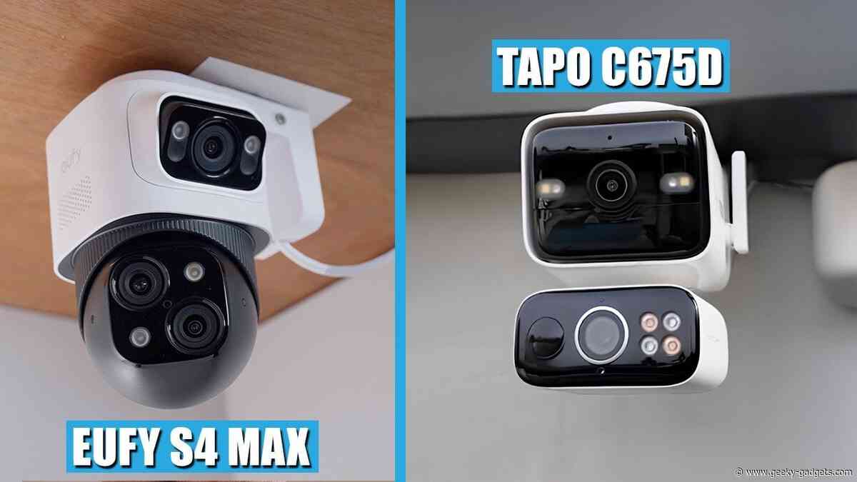 Eufy S4 Max vs Tapo C675D: Wired Stability Beats Wi-Fi Cams