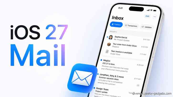 Apple’s New iOS 27 Mail App Update Solves Inbox Anxiety for Good