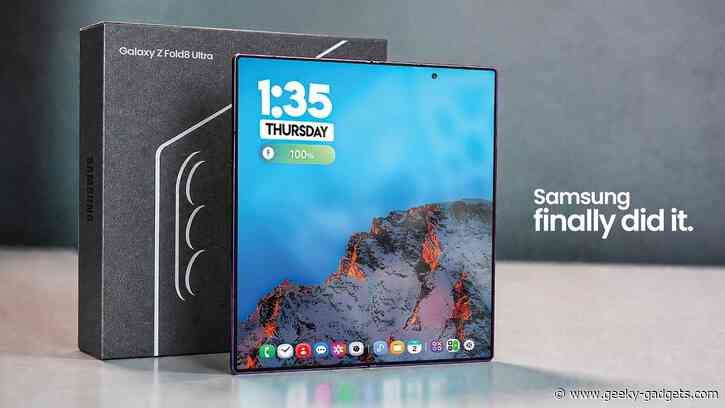 Samsung Finally Gave the Galaxy Z Fold 8 the True Ultra Treatment