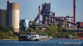 Hochofenproduktion gedrosselt: Rhein-Niedrigwasser setzt Thyssenkrupp unter Druck