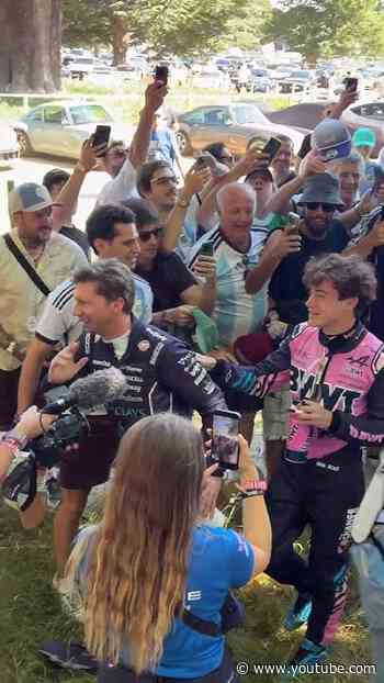 JV and Franco catchup, Goodwood edition 💙 #f1
