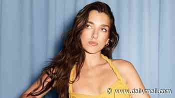 Dua Lipa's younger lookalike sister Rina Lipa models for ASOS after being hailed a 'Gen Z It Girl'