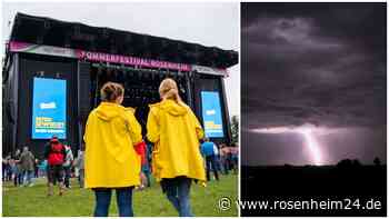Blitze, Regen und Schwüle: Zittern ums Wetter beim Sommerfestival? – Prognose für alle Konzerte