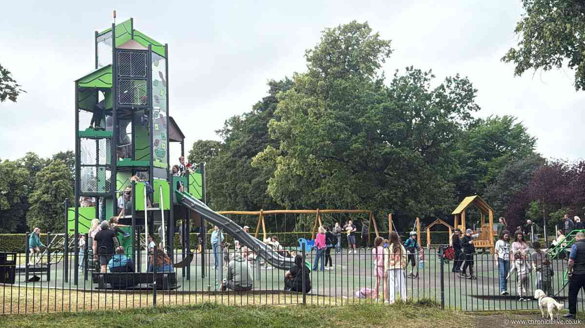 'No place' for racist graffiti daubed on Northumberland play park