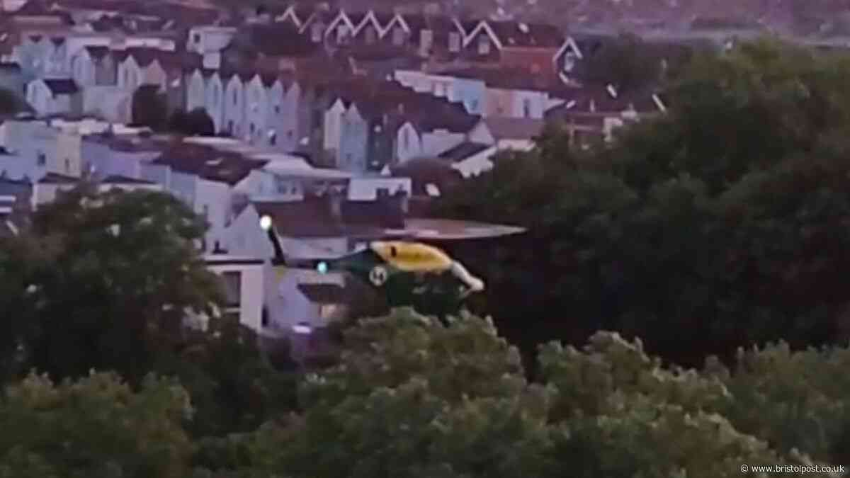 Air ambulance called to busy Bristol park