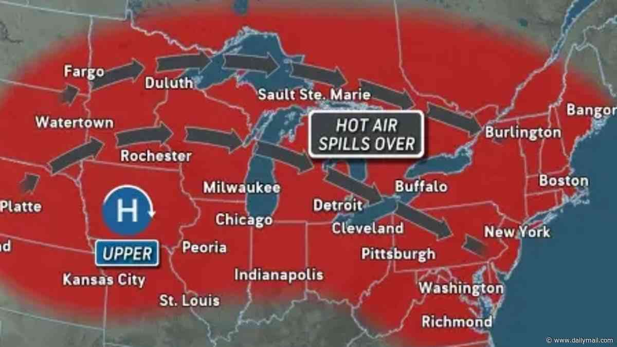 Extreme warning issued to millions as 'steam cooker' heatwave turns 25 states into a sauna