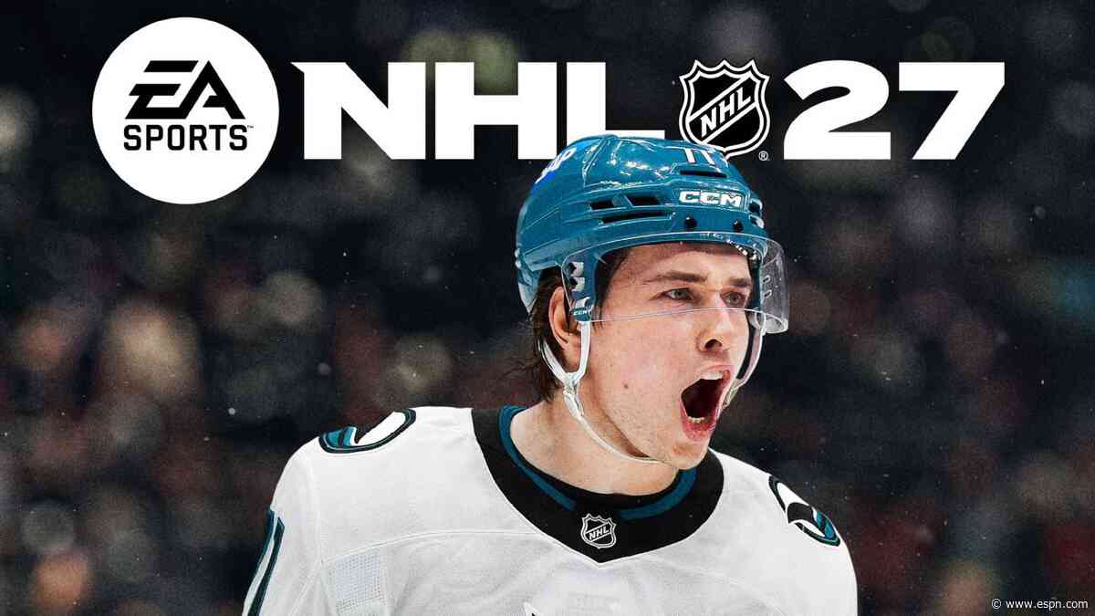 Celebrini, 20, youngest on EA Sports' NHL cover