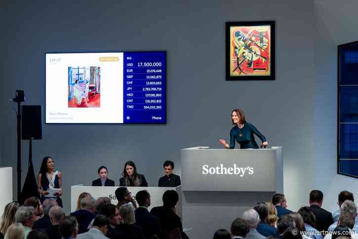Sotheby’s Reports Record $4.4 B. First Half as Private Sales and Luxury Fuel Growth