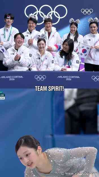 If the kiss and cry was an Olympic sport, Team Korea’s on the podium! 🇰🇷🫶#Olympics