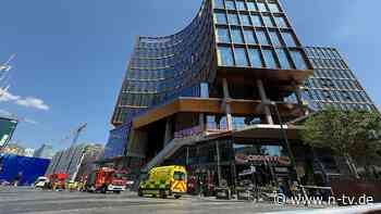 Oxy-Tower wird gerade umgebaut: Gebäudebrand in Brüssel: Mindestens fünf Tote in Fahrstuhl gefunden