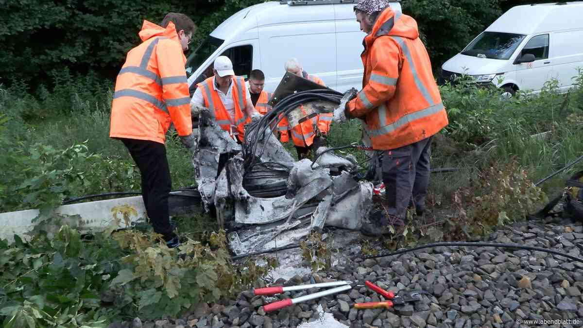 Bahnbrand Neu Wulmstorf: Feuer war schnell gelöscht. Auswirkungen halten an