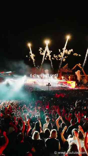 6 days left until Tomorrowland Belgium.