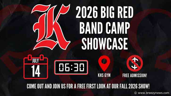 Update: Kosciusko Big Red Band showcase moved to KHS gym