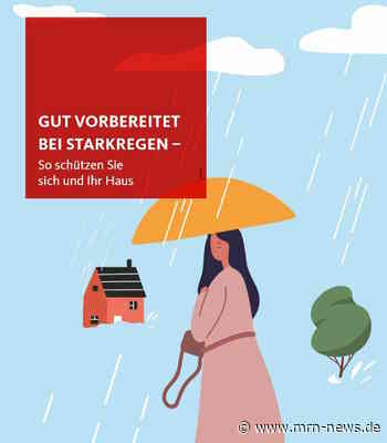 Mannheim –  Gut vorbereitet bei Starkregen