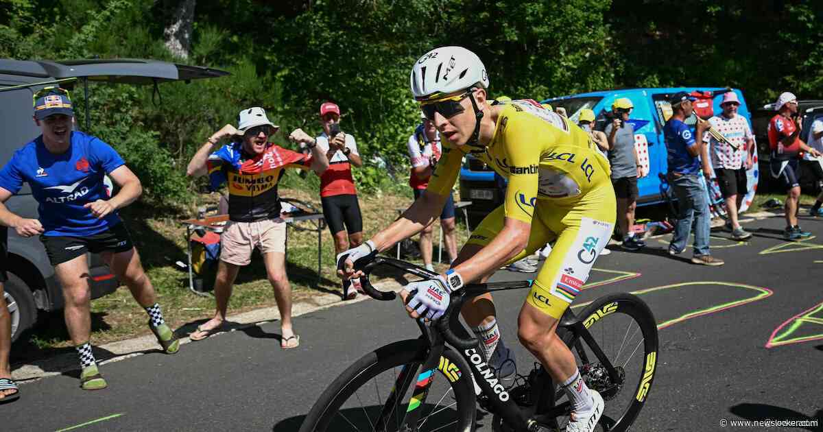Tadej Pogacar heeft boodschap voor mensen die hem uitjoelen tijdens de Tour: ‘Geeft alleen maar meer kracht’