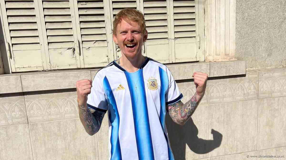 Northumberland musician living in Argentina predicts England joy in World Cup clash against 'adopted nation'