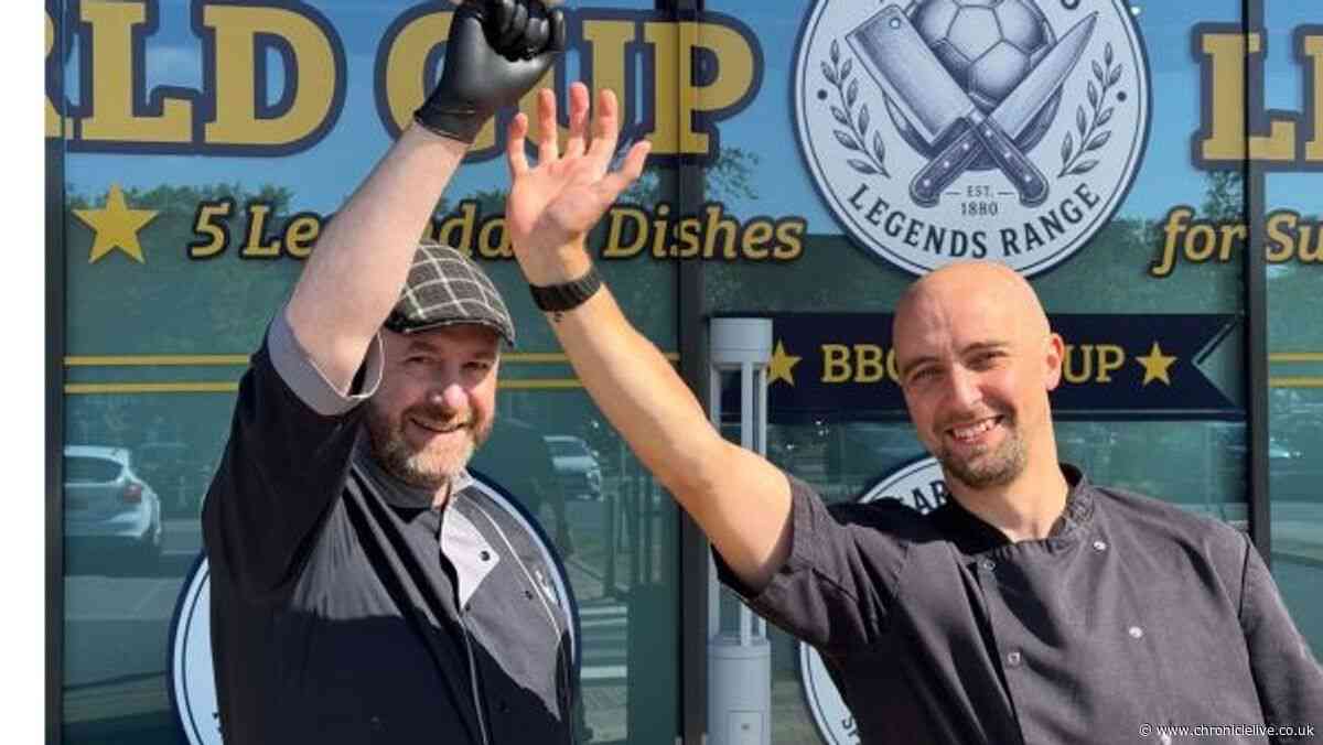 Northumberland butchers launch 'Maradona's Hand of Pork Burger' ahead of England v Argentina clash