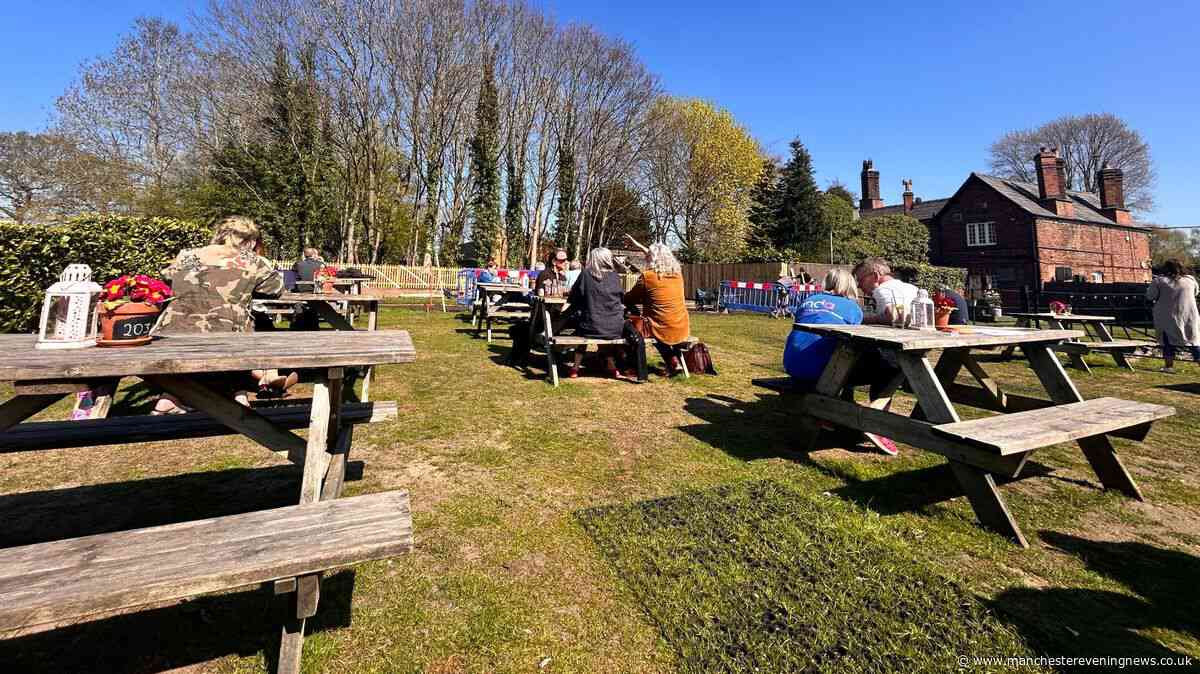 The historic pub on the edge of Stockport with a huge beer garden that's perfect in the sun