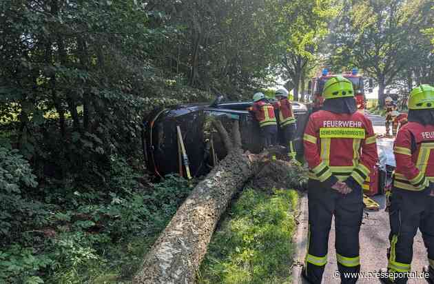 POL-STD: 56-jährige Autofahrerin bei Unfall in Harsefeld schwer verletzt - Kreisstraße gesperrt