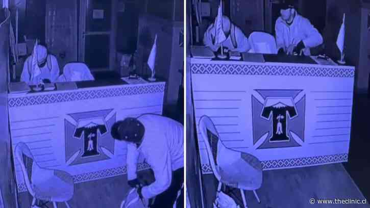 Roban equipos tecnológicos y dinero desde la sede de Deportes Temuco: club difundió video y Marcelo Salas pidió ayuda para identificar a los responsables
