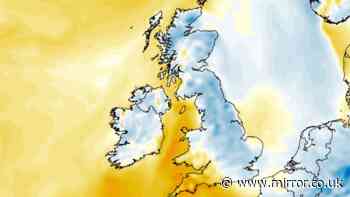 UK weather maps show heatwave ending in 6C chill as 27 counties plunge below 10C