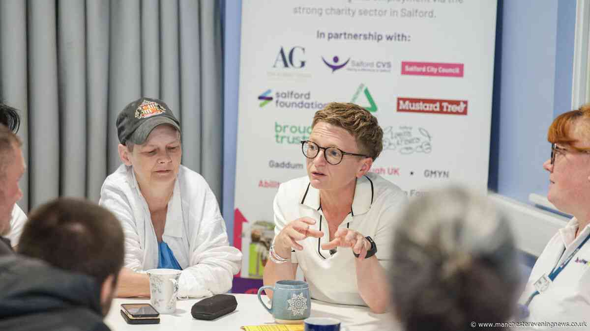 Bev Craig vows to make ending homelessness 'central mission' as she visits Salford charity