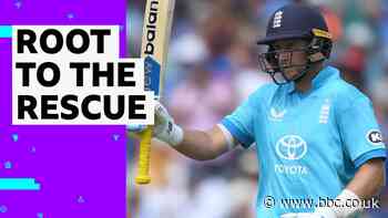 Root's run-a-ball 76 gets England up to 258