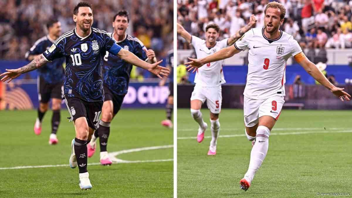 Lionel Messi vs. Harry Kane: How do Argentina and ...