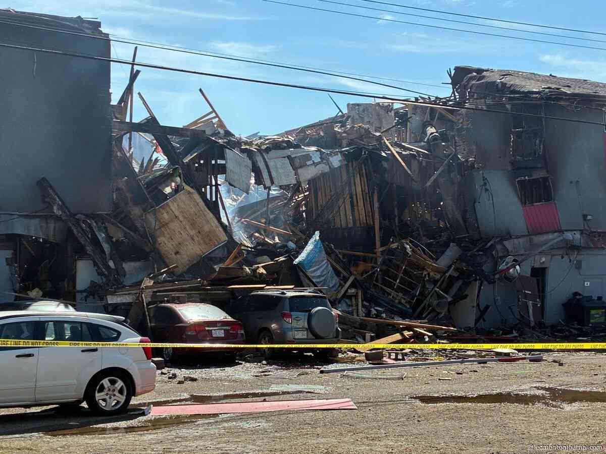 'Very big boom': One dead, multiple injured in north Edmonton apartment fire, explosion