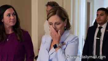 Lindsey Graham's teary-eyed sister is sworn in to fill her beloved brother's Senate seat