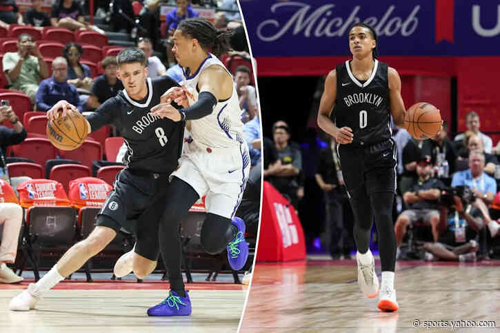 Nets showing off draft lottery combo they hope will be the future