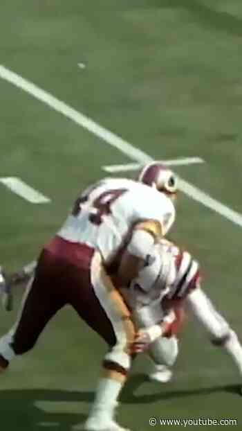 never gets old #commanders #nfl #throwback #johnriggins