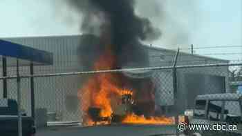 Vehicle fire is out in the Devon Drive area