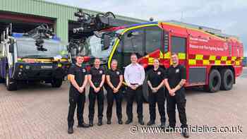 Newcastle Airport recruits first female firefighters as emergency team expands