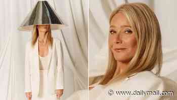 Gwyneth Paltrow poses with lampshade on her head for bizarre Goop x CB2 campaign
