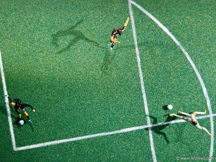 Lyndon J. Barrois Sr.’s Miniature Portraits of World Cup History Explore Moments of Joy and Political Controversy