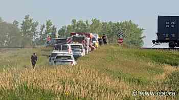 Manitoba Sheriffs van driver dead after vehicle collides with train near Portage la Prairie
