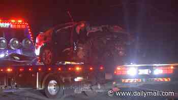 Two killed as horror car and truck crash shuts major Victoria highway