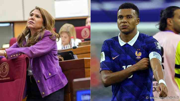 La irónica reacción de la senadora paraguaya que insultó a Mbappé tras la eliminación de Francia