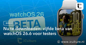 Nu te downloaden: vijfde beta van watchOS 26.6 voor testers