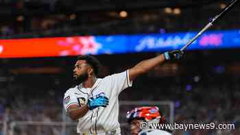 Rays' Caminero knocked out in second round of home run derby
