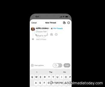Threads adds flair tags for community posts