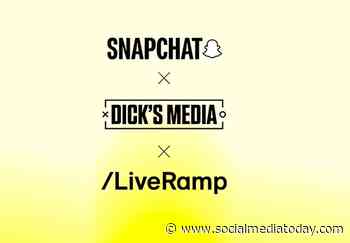 Snapchat shares data with Dick’s Sporting Goods