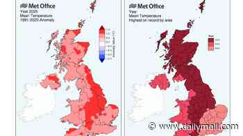 Britain's climate is on the MOVE: Warming is shifting north and uphill, scientists warn Northerners - with extreme heatwaves the 'new normal'