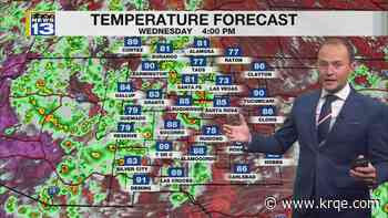 Storm chances will continue to increase this week for parts of New Mexico