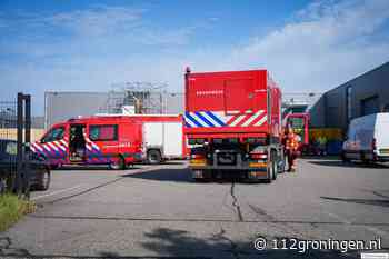 Containerbrand tegen gevel in Westerbroek