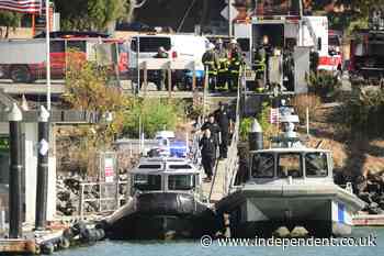 One person dead and 16 rescued after boat fire off Alcatraz Island