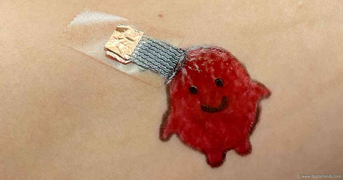 You can paint this wearable on your skin like a tattoo to monitor your heart and brain activity